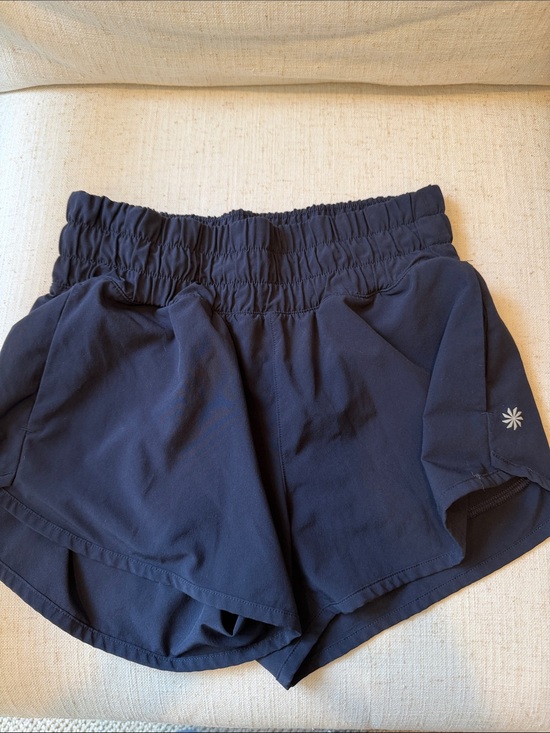 Athleta Other - Athleta Girl Navy Athletic Shorts with High Elastic Waistband